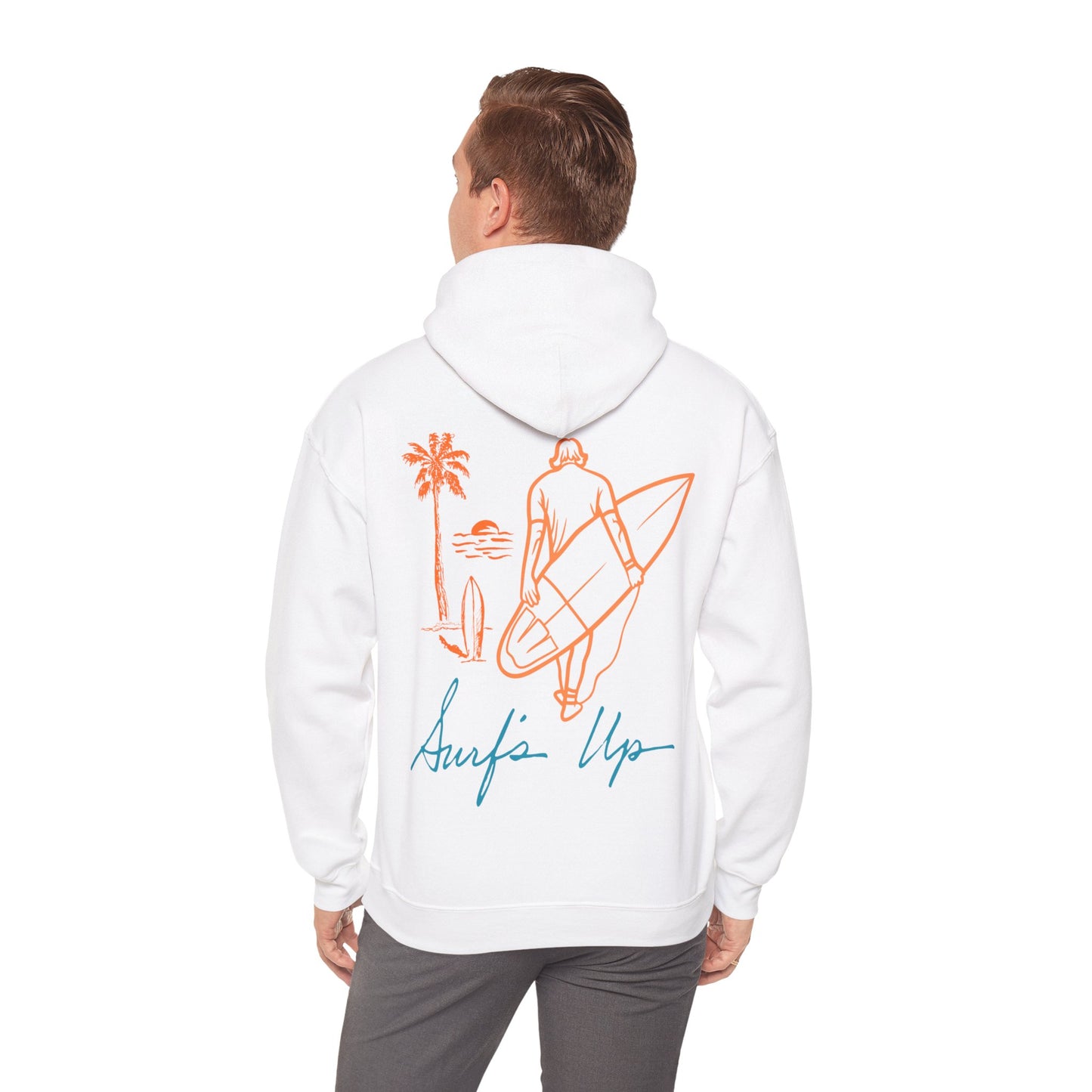 Casual Wear Surf Hoodie, Unisex Pullover