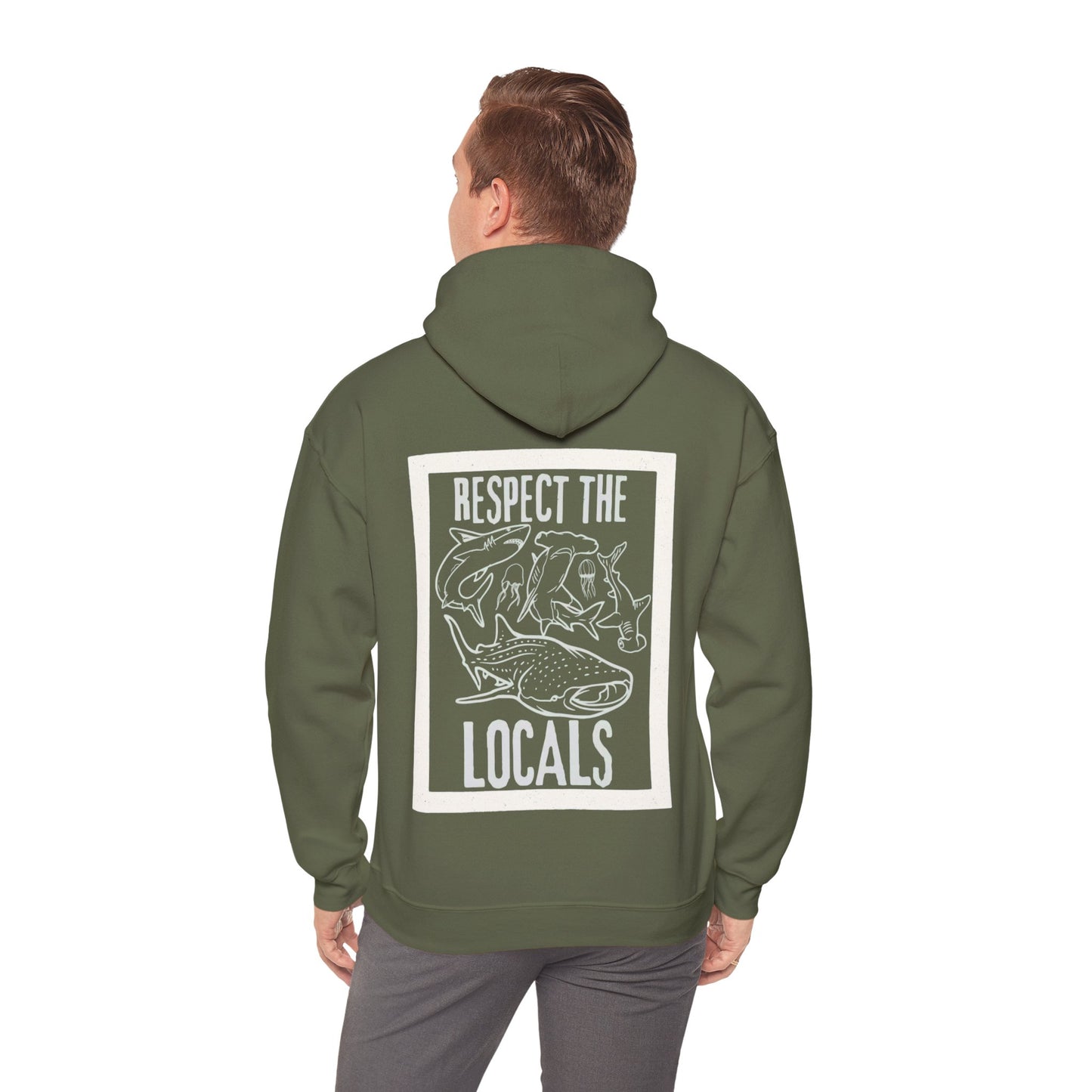Unisex Pullover Hoodie - ‘Respect the Locals’