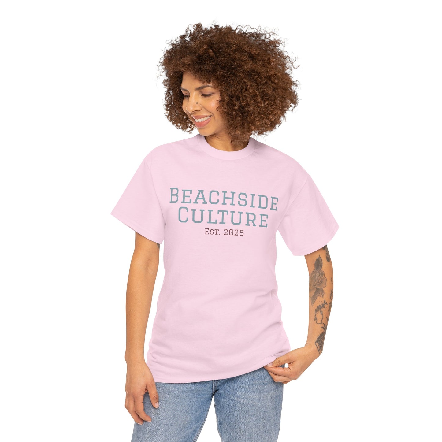 Heavy Cotton Tee, Unisex Beach Wear