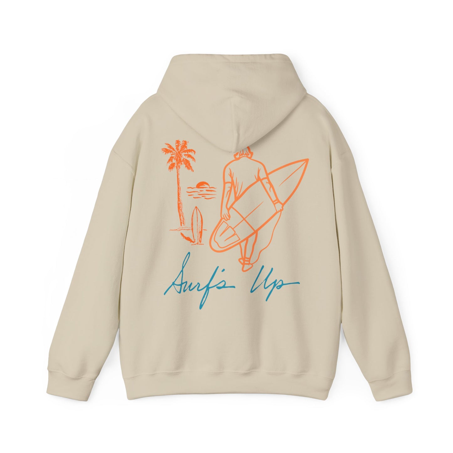 Casual Wear Surf Hoodie, Unisex Pullover
