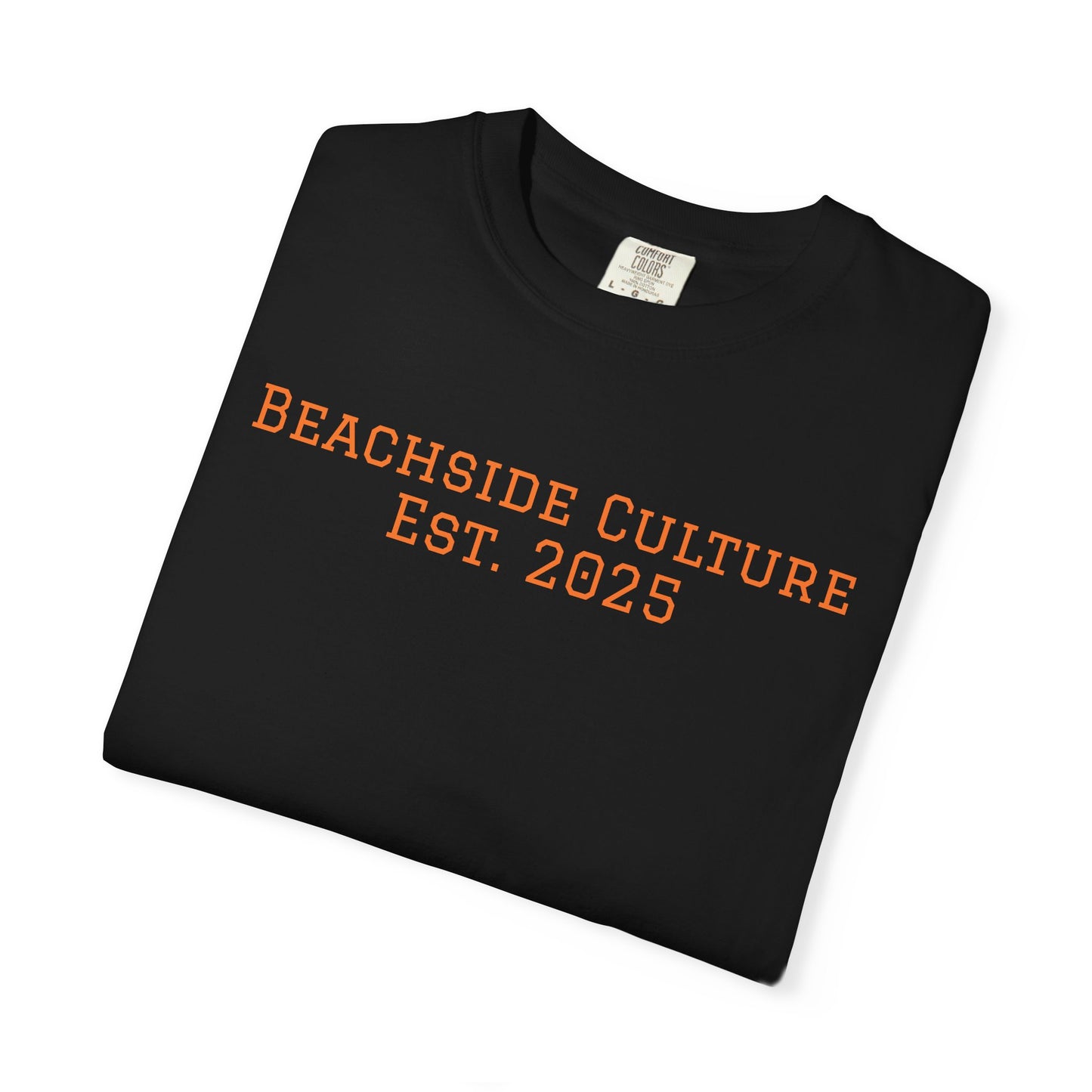 Garment-Dyed Casual Beach Tee