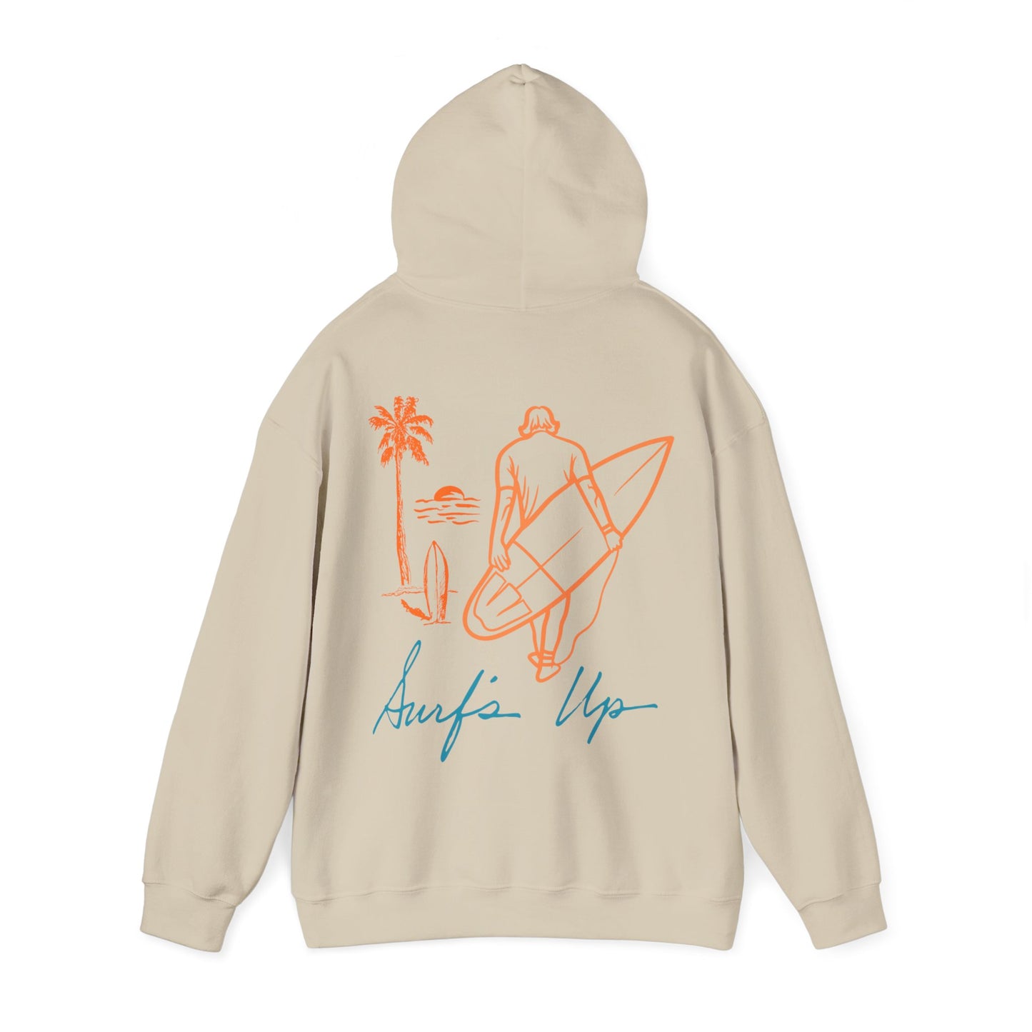 Casual Wear Surf Hoodie, Unisex Pullover