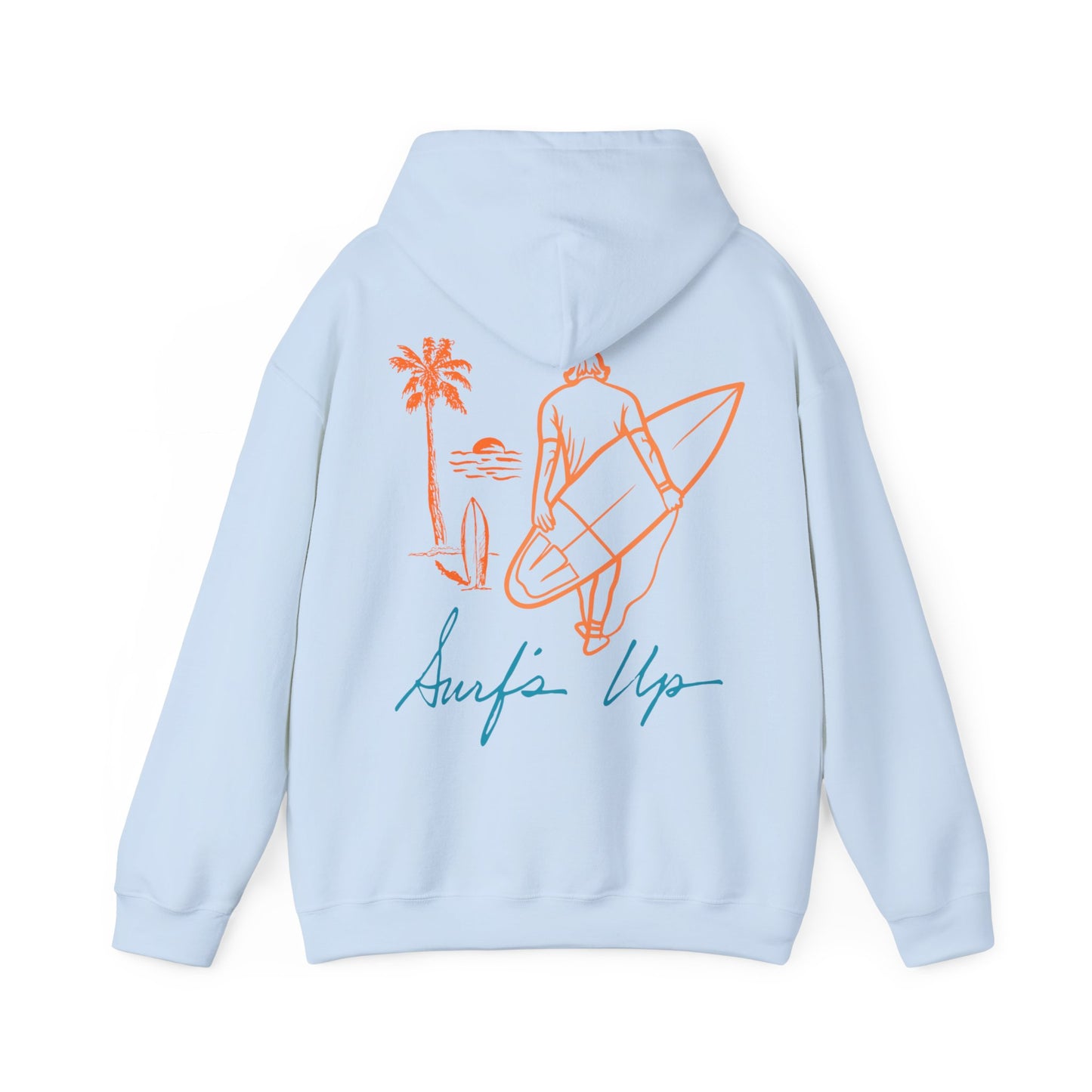 Casual Wear Surf Hoodie, Unisex Pullover