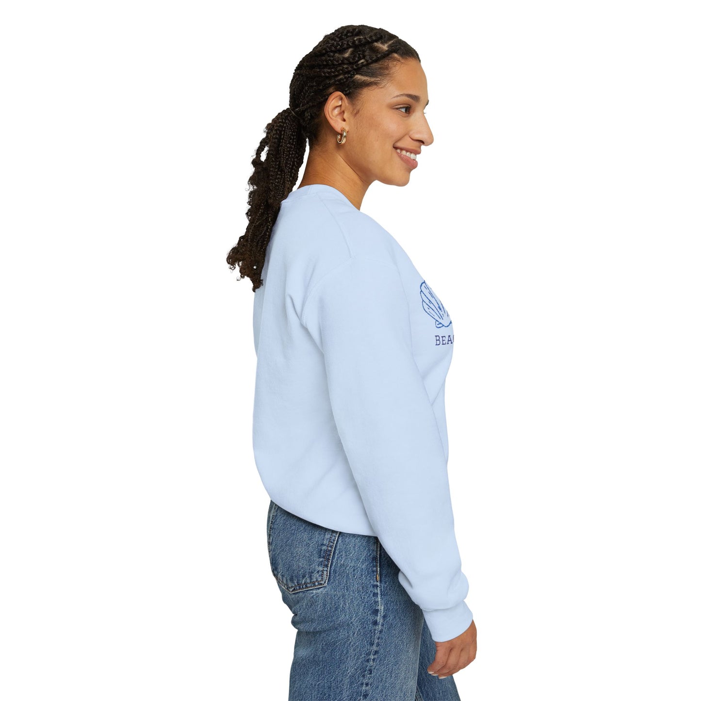 Embroidered Simplistic Unisex Crewneck - New Ocean Design