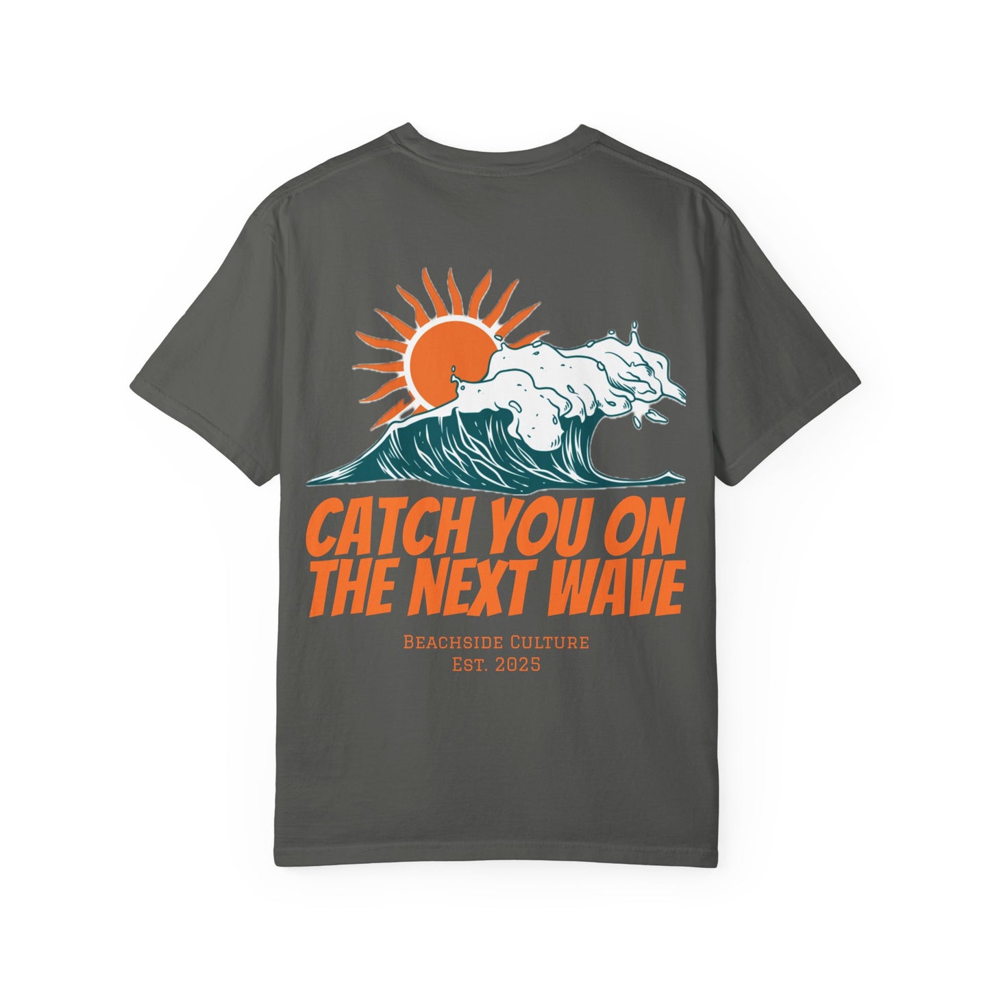 Garment-Dyed Casual Beach Tee