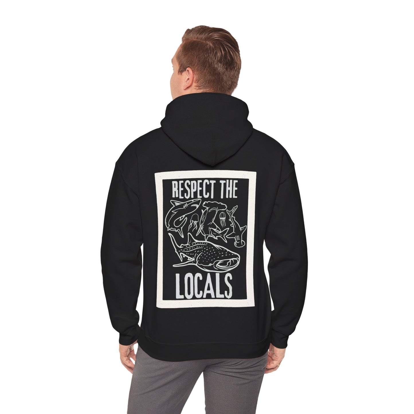Unisex Pullover Hoodie - ‘Respect the Locals’