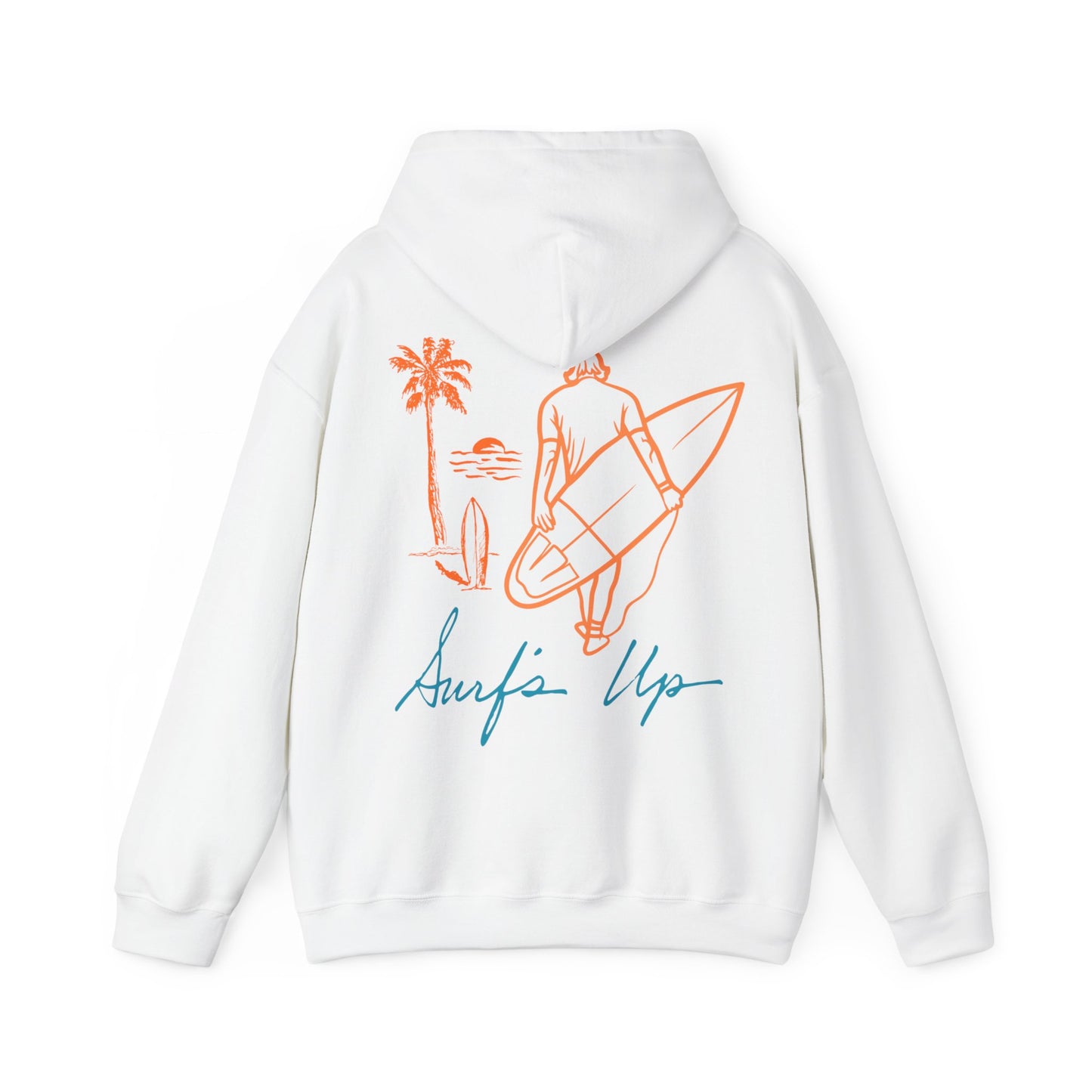 Casual Wear Surf Hoodie, Unisex Pullover