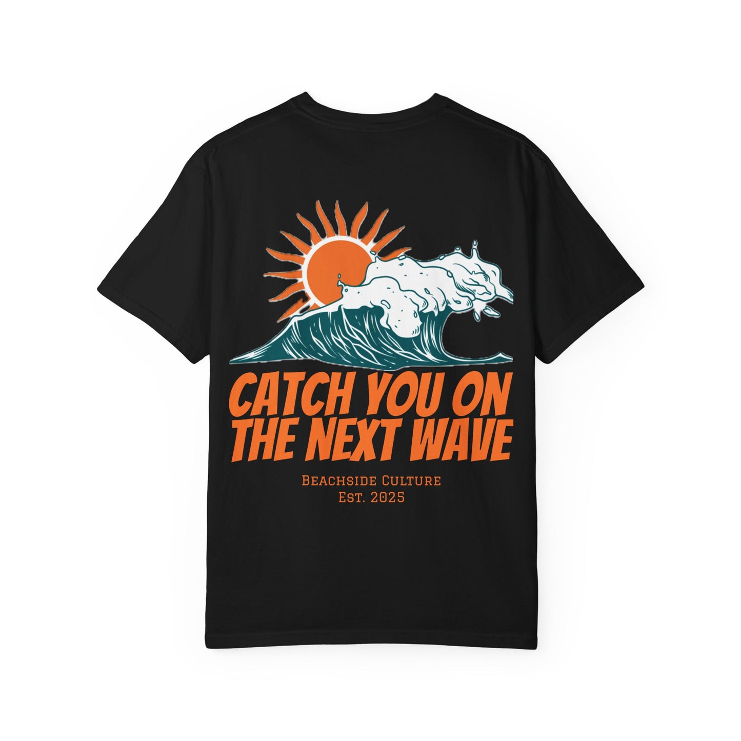 Garment-Dyed Casual Beach Tee
