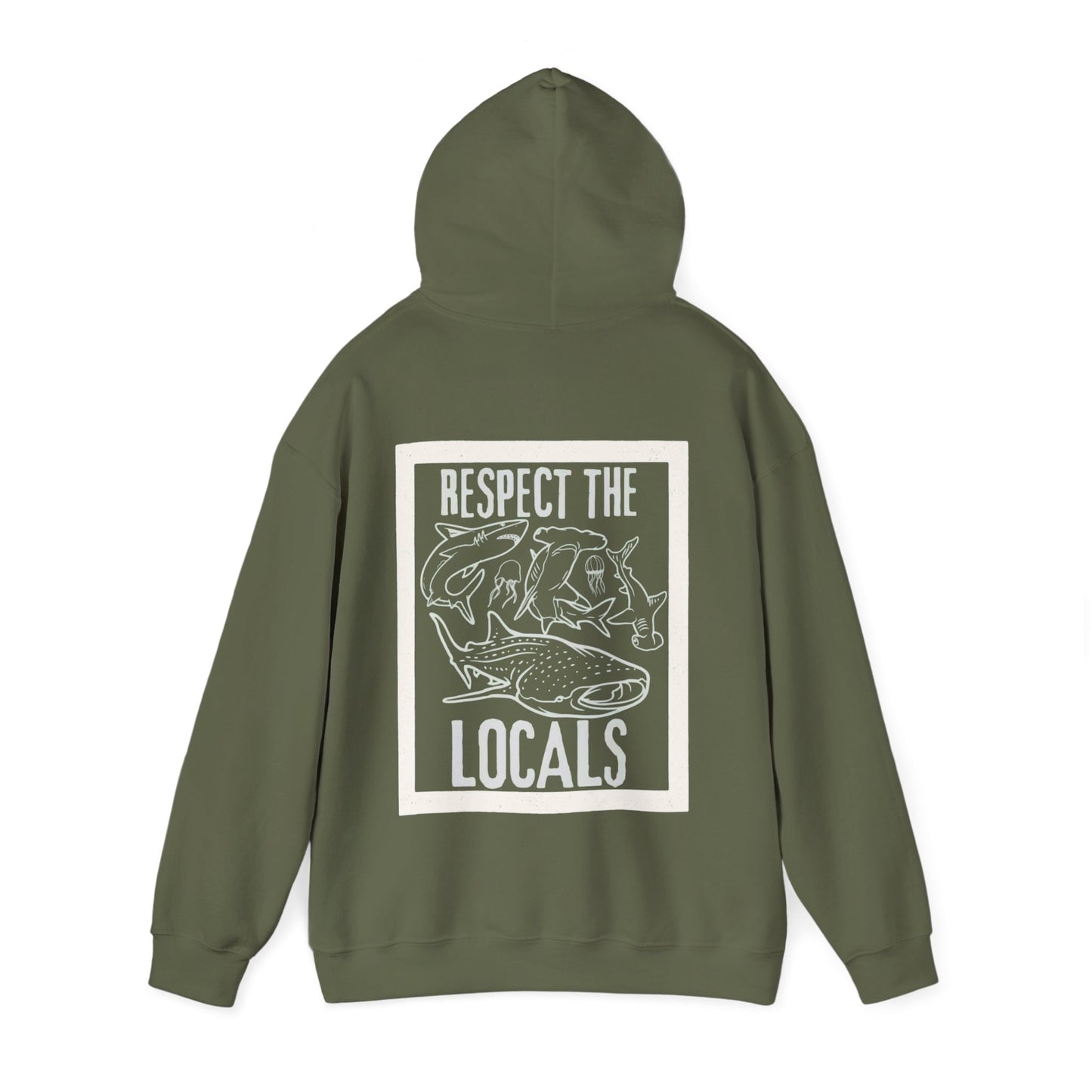 Unisex Pullover Hoodie - ‘Respect the Locals’