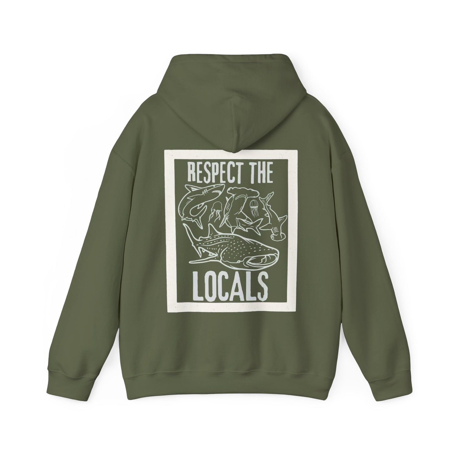 Unisex Pullover Hoodie - ‘Respect the Locals’