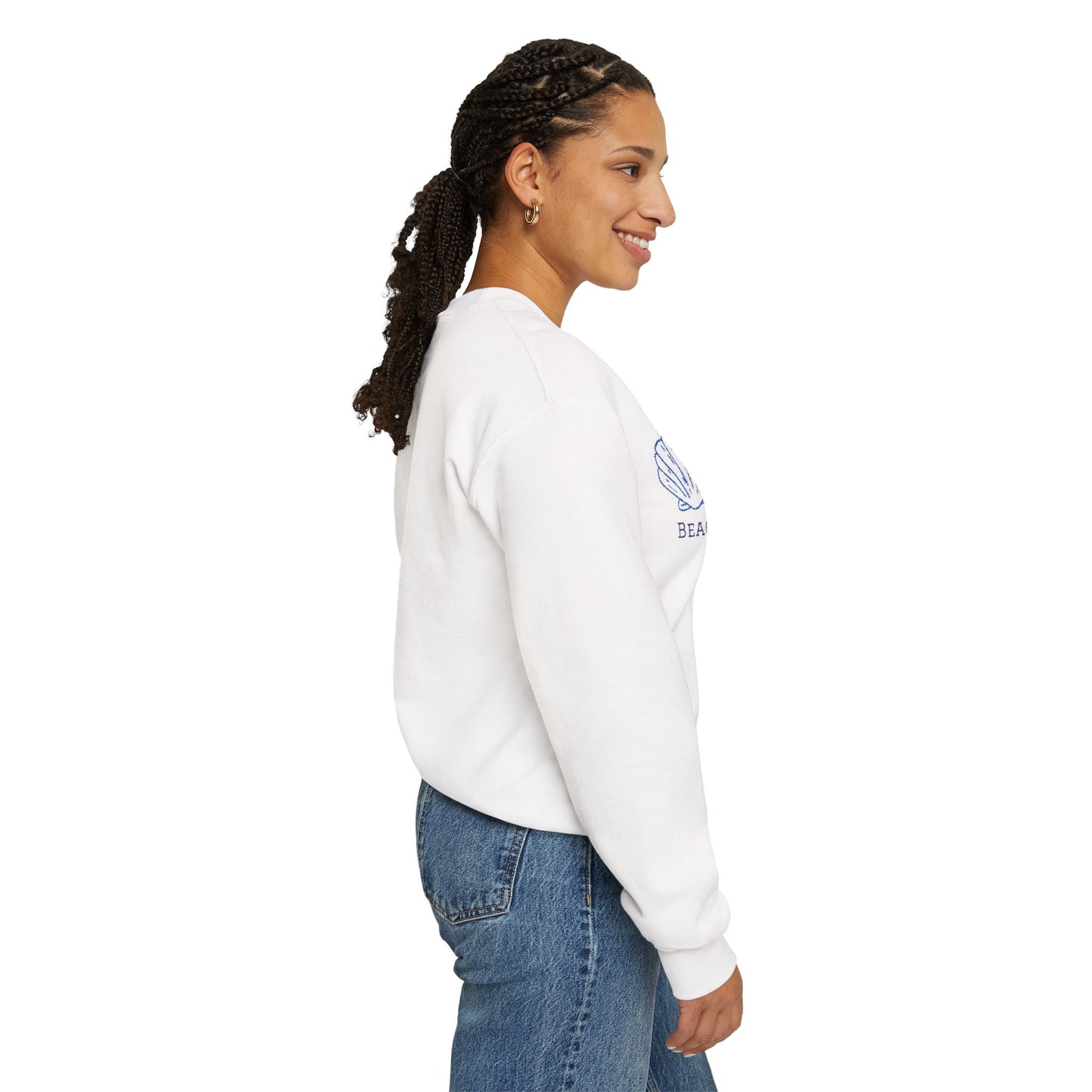 Embroidered Simplistic Unisex Crewneck - New Ocean Design