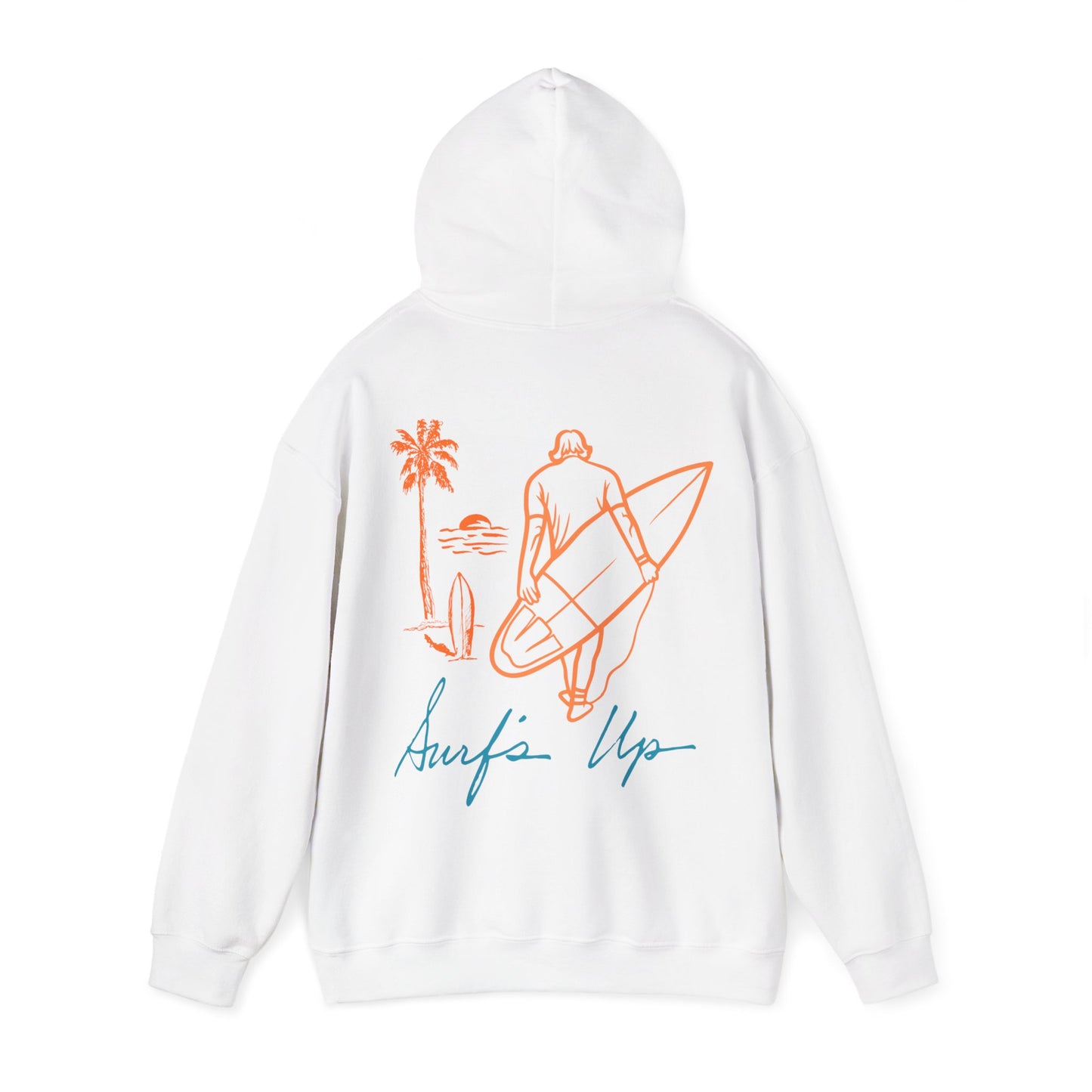 Casual Wear Surf Hoodie, Unisex Pullover