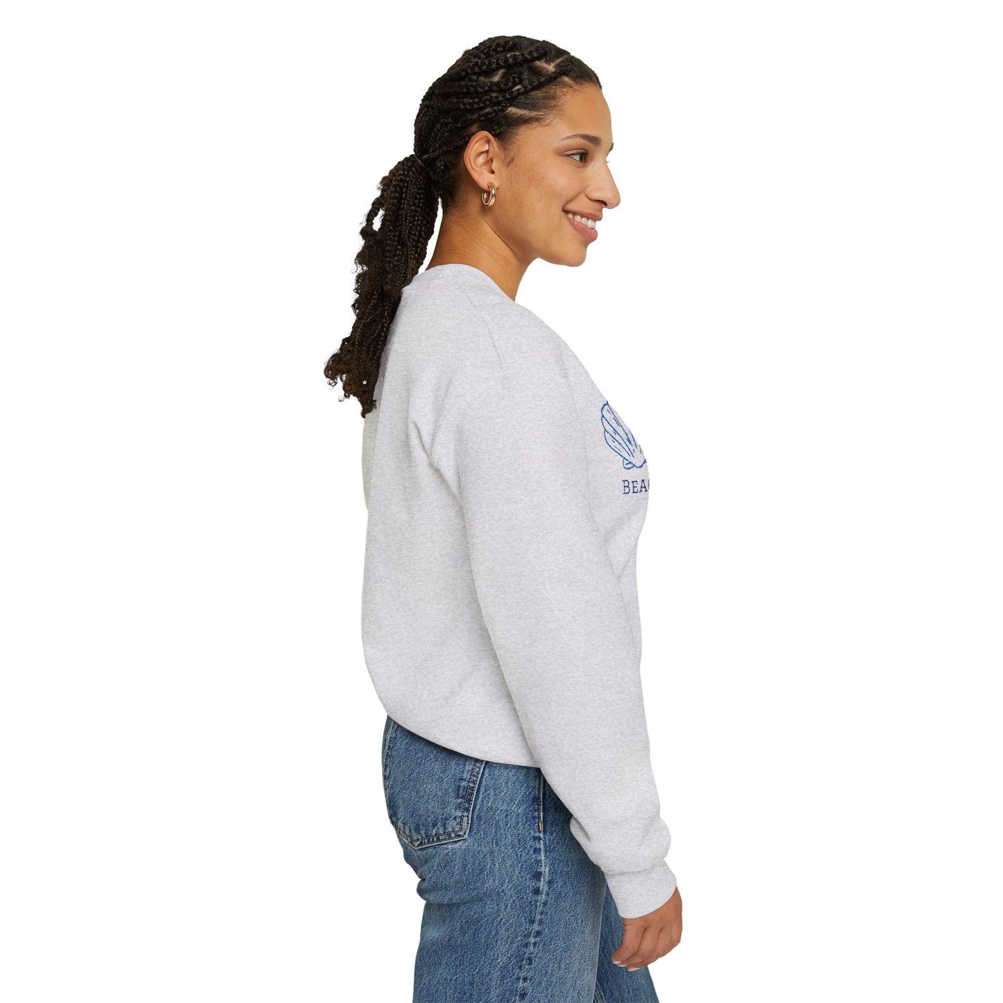 Embroidered Simplistic Unisex Crewneck - New Ocean Design