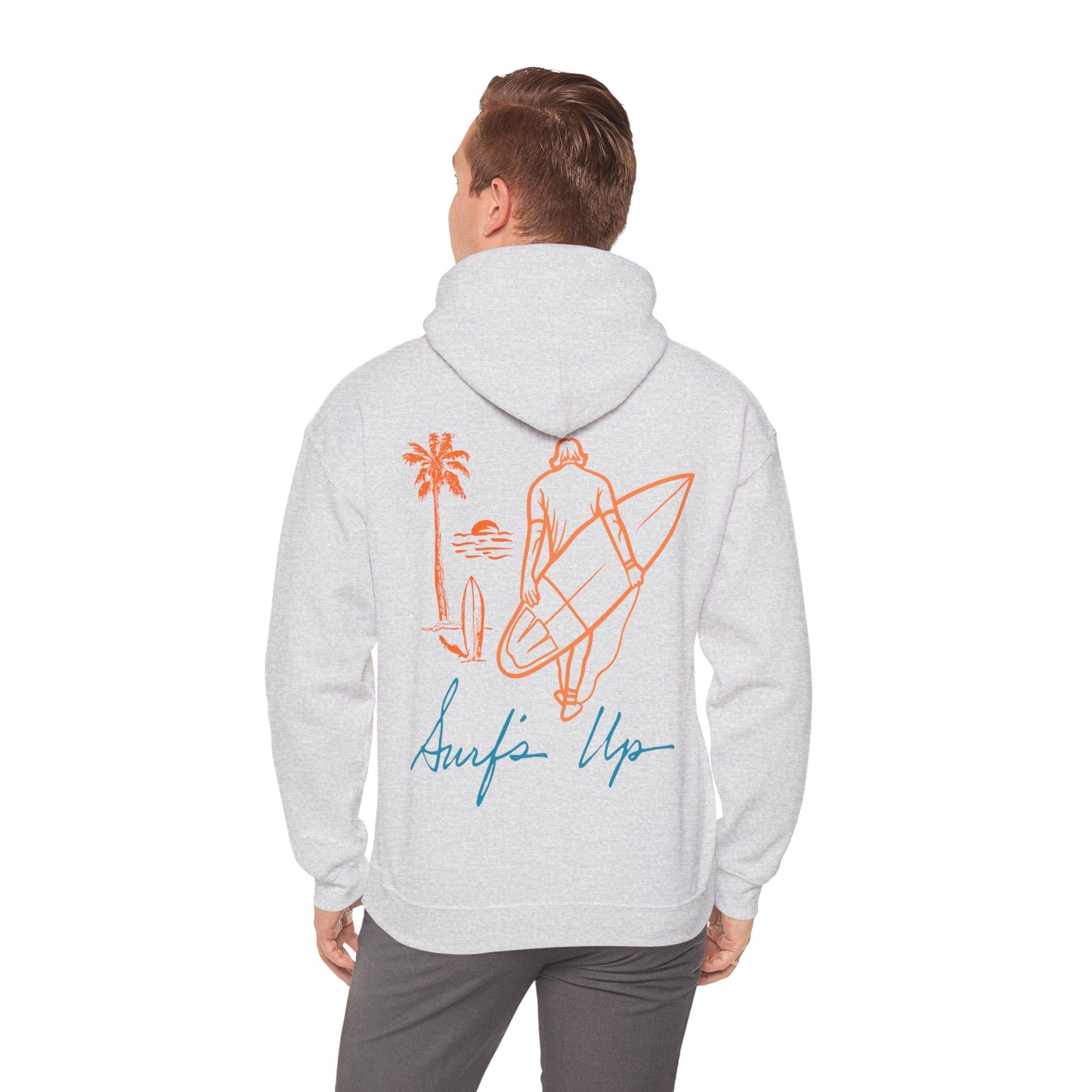 Casual Wear Surf Hoodie, Unisex Pullover