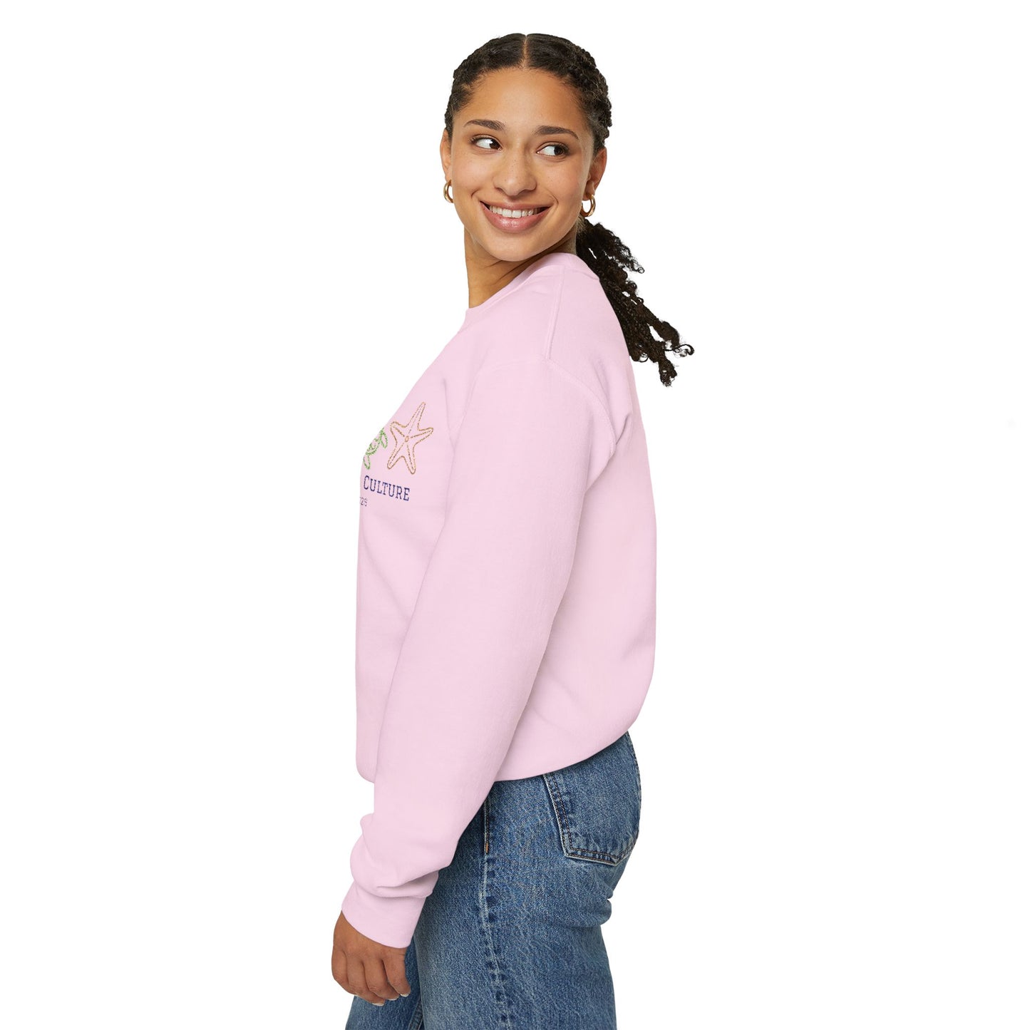 Embroidered Simplistic Unisex Crewneck - New Ocean Design