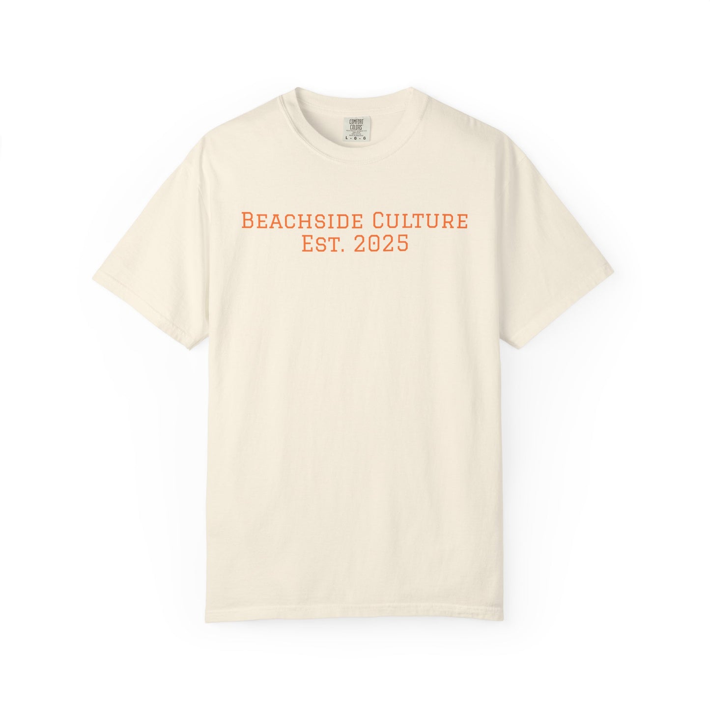Garment-Dyed Casual Beach Tee