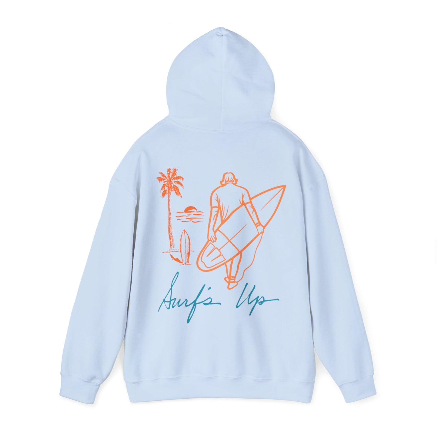 Casual Wear Surf Hoodie, Unisex Pullover