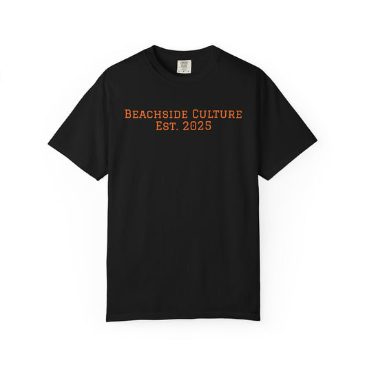 Garment-Dyed Casual Beach Tee