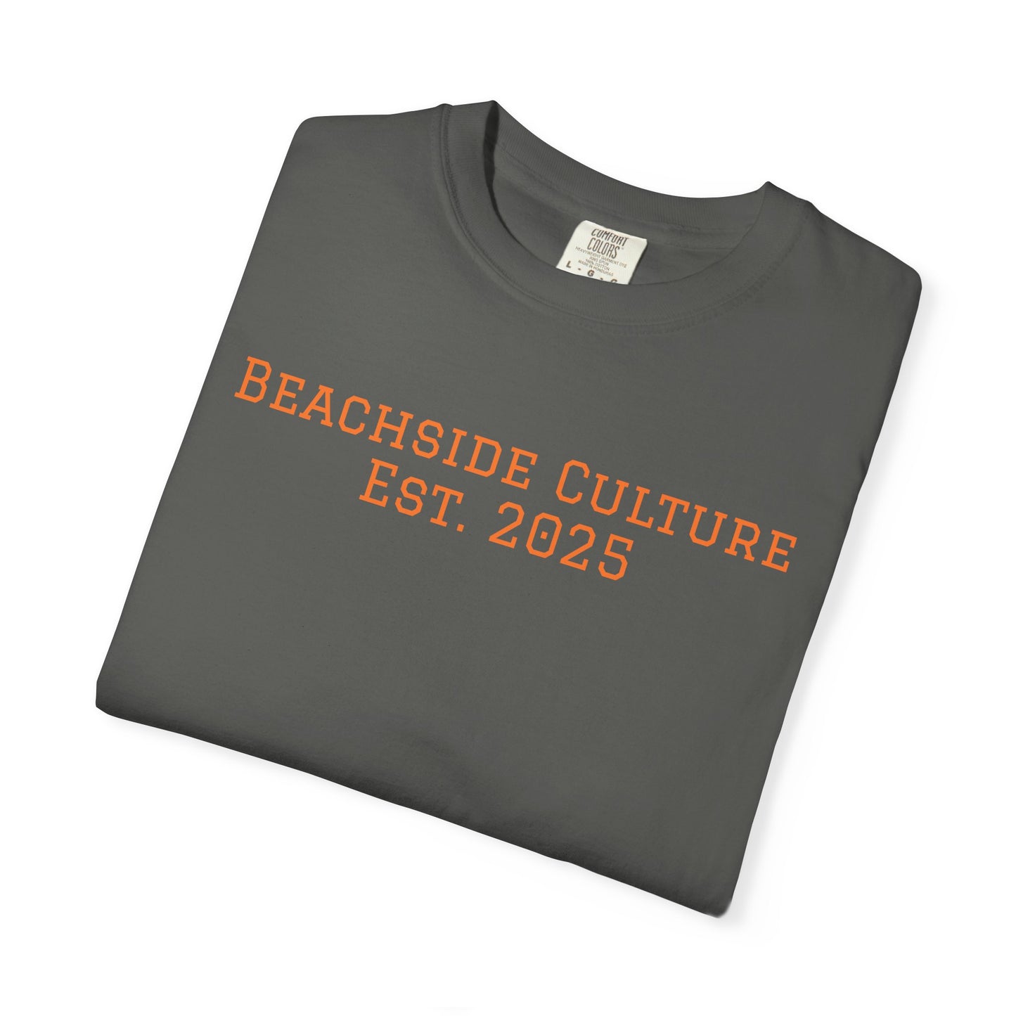 Garment-Dyed Casual Beach Tee