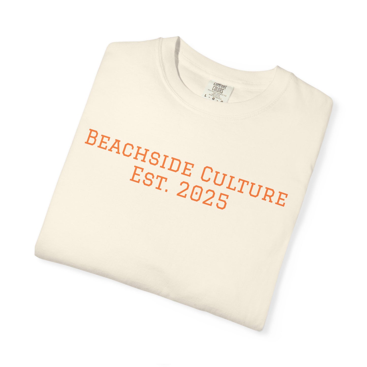 Garment-Dyed Casual Beach Tee